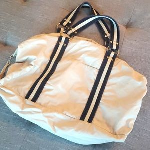 Vintage Old Navy Tan Overnight Bag